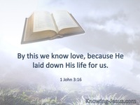 1 John 3:16
